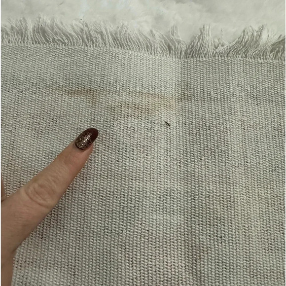 Vintage Placemats Woven Fringed Christmas Holiday Nordic Style Pattern Set of 2 - Picture 6 of 8